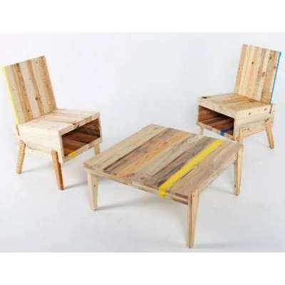 Wholesale Price Wood Antique Chairs and Coffee Table