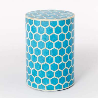 Top Quality Best Selling Bone Inlay Round Stool for Wholesale Purchase