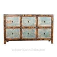 Asian furniture Wholesale Chinese antique rustic reclaimed elm sideboard furniture in Beijing